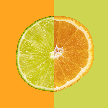 Lime and Orange by Natalie Kinnear